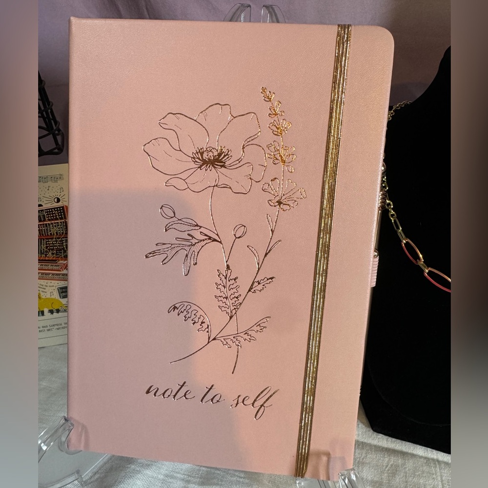 Tahari Notes to Self Notebook Journal with Pen, NWT